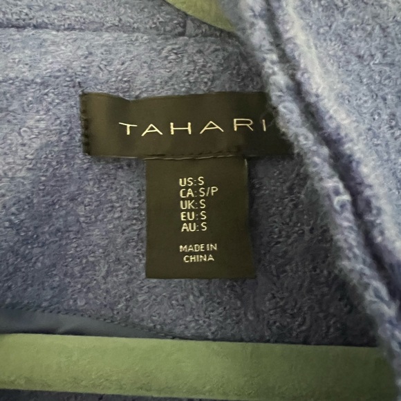 Tahari Women's Blue Trench Coat - Picture 2 of 2